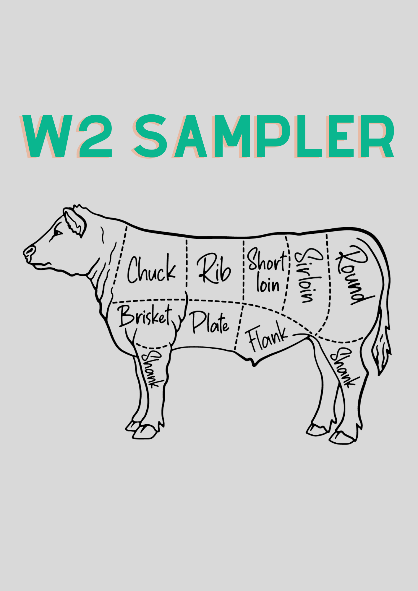 W2 Sampler-10 Pounds of Beef