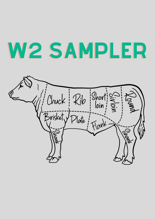 Pre-order W2 Sampler-10 Pounds of Beef