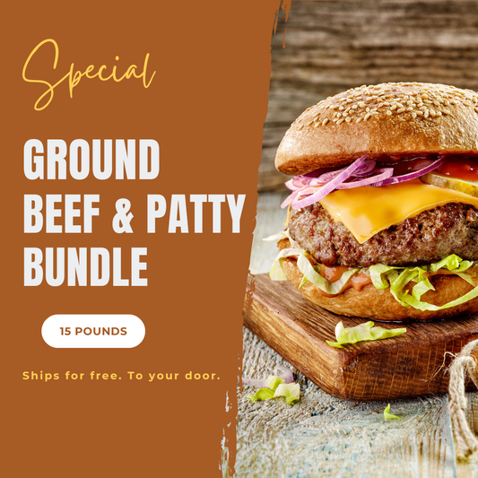 15 Pound Primo Ground Beef and Patty Bundle